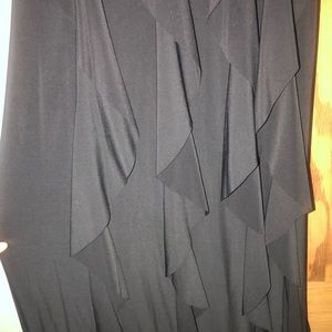 Beautiful Long black party dress (size 6)